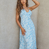 Tropicana Maxi Dress Blue