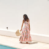 Blossoming Love Maxi Dress Pink