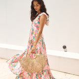 Blossoming Love Maxi Dress Pink