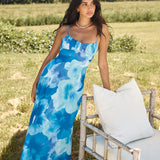 Hues Of Night Maxi Dress Blue