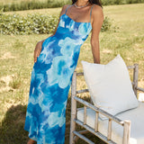 Hues Of Night Maxi Dress Blue