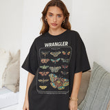 WRANGLER Evolution Boxy Slouch Tee Worn Black