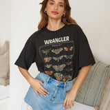 WRANGLER Evolution Boxy Slouch Tee Worn Black