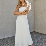 Daphne Maxi Dress White