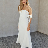 Daphne Maxi Dress White