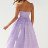 Mimi Moments Strapless Maxi Dress Lilac