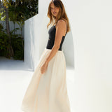 Pippa Maxi Dress Cream Black