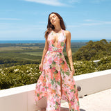 Power Of Flowers Maxi Dress Pink