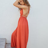 Feeling Spicy Maxi Dress Red