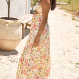 Field Wanderer Strapless Maxi Dress Yellow