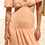 Sun Of The Sky Maxi Dress Orange