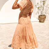 Sun Of The Sky Maxi Dress Orange