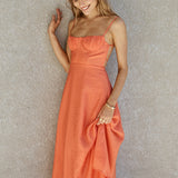 Best Dressed Maxi Dress Orange