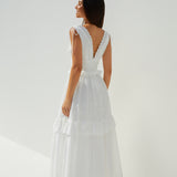 Sunlit Romance Maxi Dress White