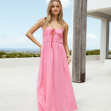 Jasmine Tea Maxi Dress Pink