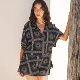 Aquarius Moon Playsuit Black