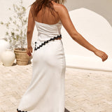 Found Love Maxi Skirt White