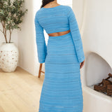 Sent From Heaven Maxi Dress Blue