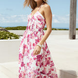 Cross My Heart Halter Maxi Dress Pink