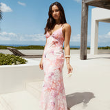 Falling In Love Maxi Dress Pink