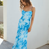 Mi Bonita Maxi Dress Blue