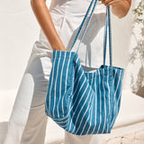 Essentials Packed Tote Bag Blue