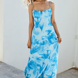 Mi Bonita Maxi Dress Blue