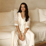 Cusp Of Wander Crochet Set Beige