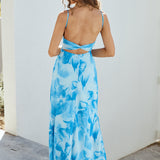 Mi Bonita Maxi Dress Blue