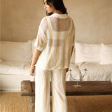 Cusp Of Wander Crochet Set Beige