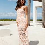 Gardenia Grace Pink Floral Maxi Dress