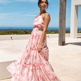 Sunset Soiree Maxi Dress Pink