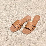 BILLINI Ferna Slide Dark Tan