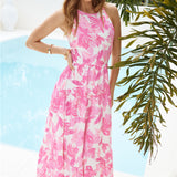 Maybe Another Life Maxi Dress Pink