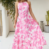 Maybe Another Life Maxi Dress Pink