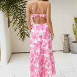 Maybe Another Life Maxi Dress Pink