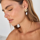 18K Gold Plated Ocean Forest Earrings Gold