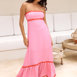 Cherry On Top Maxi Dress Pink