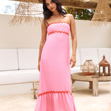 Cherry On Top Maxi Dress Pink