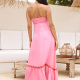 Cherry On Top Maxi Dress Pink