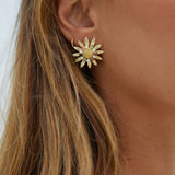 18K Gold Plated Sun lit Garden Earrings Gold