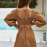 Summer Sand Dress Brown