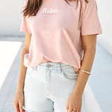 RIDERS BY LEE Relaxed Tee Rose Smoke