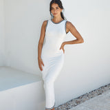 SNDYS Ellery Maxi Dress White