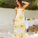 Daydream Daze Strapless Maxi Dress Print