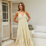 Willow Bloom Maxi Dress Yellow