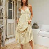 Willow Bloom Maxi Dress Yellow