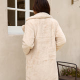 Fuzzy Feeling Coat Beige