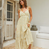 Willow Bloom Maxi Dress Yellow