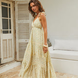 Willow Bloom Maxi Dress Yellow